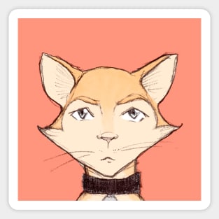 Hux cat Sticker